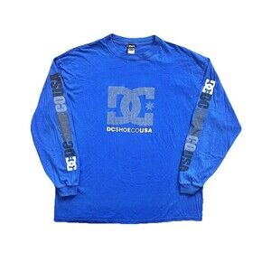 Y2K DC Shoes Long Sleeve Skateboarding T Shirt